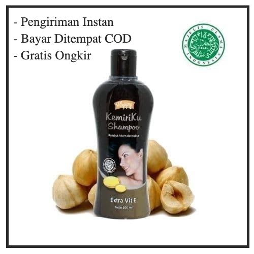 Happy KemiriKu Shampoo ( Shampoo kemiri ) / Shampo KemiriKu Rambut Hitam dan Subur / Shampoo Minyak 