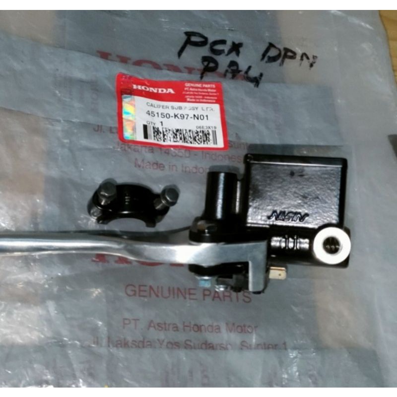 MASTER REM DEPAN RUMAH MASTER REM DEPAN KANAN PCX150 155 HONDA ASLI NISSIN