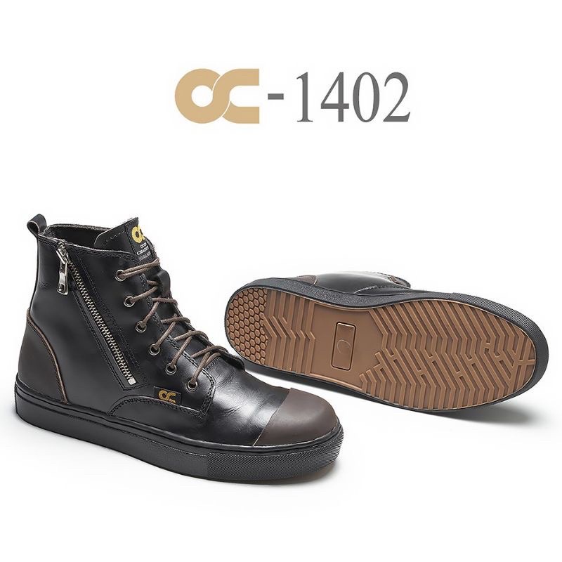 Sepatu Boot Casual Kulit Asli OC-1402