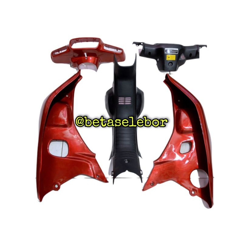 SAYAP ASTREA GRAND MERAH SET LEGHSIELD DAN BATOK KEPALA ORIGINAL JIALING