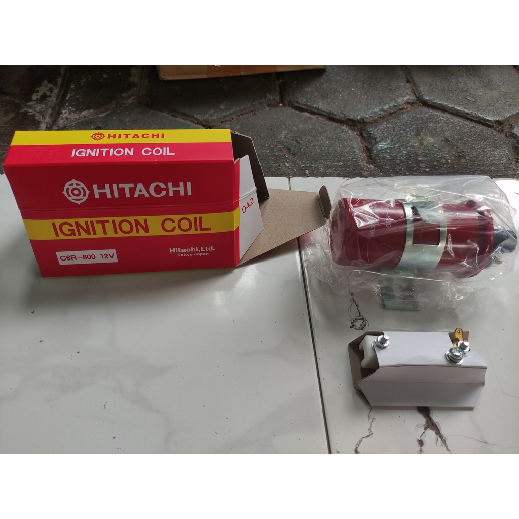 Coil ignition / koil 12v universal mobil kijang 5k 7k / carry / futura HITACHI