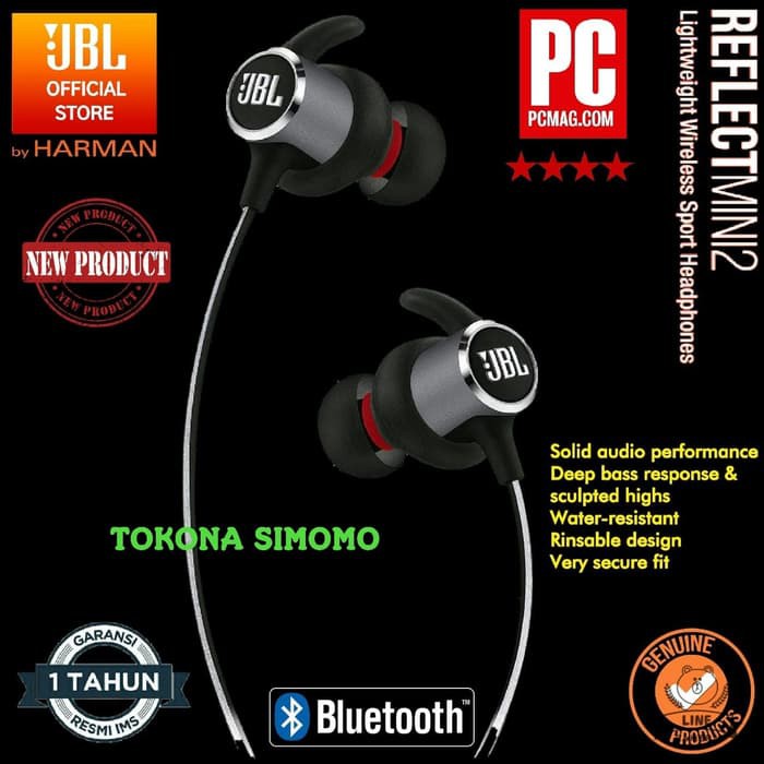 PROMO JBL Reflect Mini 2 / Mini2 Wireless in-Ear Sport Headphones Original MURAH