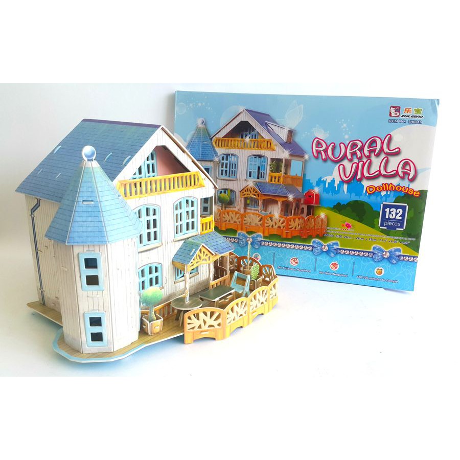 KADO ULTAH | 3D Puzzle Dream Doll House &quot;Rural Villa&quot;