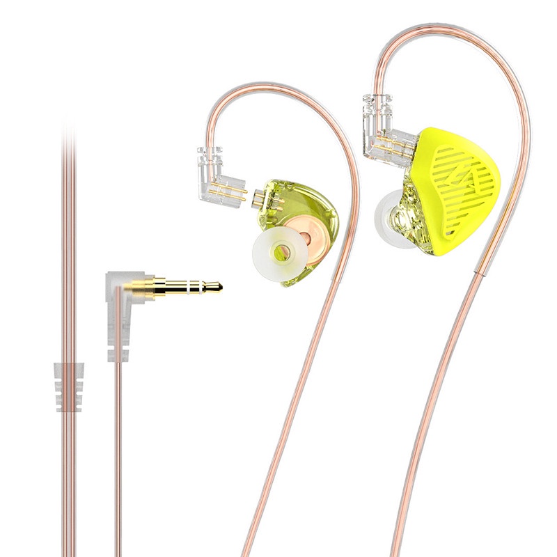 Dq9 Earphone In ear HIFI Dinamis Dengan Kabel Upgrade Bisa Dilepas Untuk Olahraga