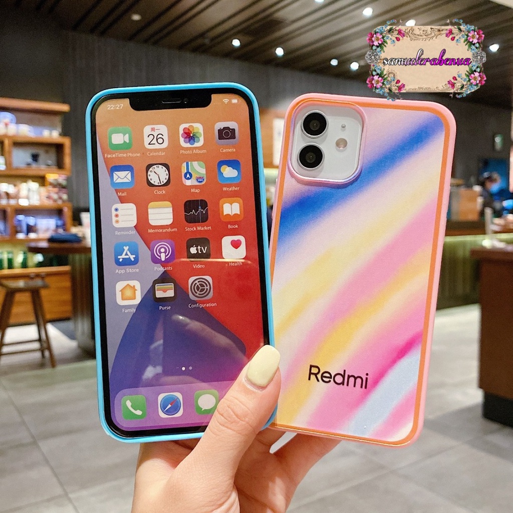 SS044 SOFTCASE RAINBOW XIAOMI REDMI 4A 5A 6A 8 9 POCO M2 9A 9C NOTE 4 5 7 8 9 10 PRO 9T POCO M3 SB2797