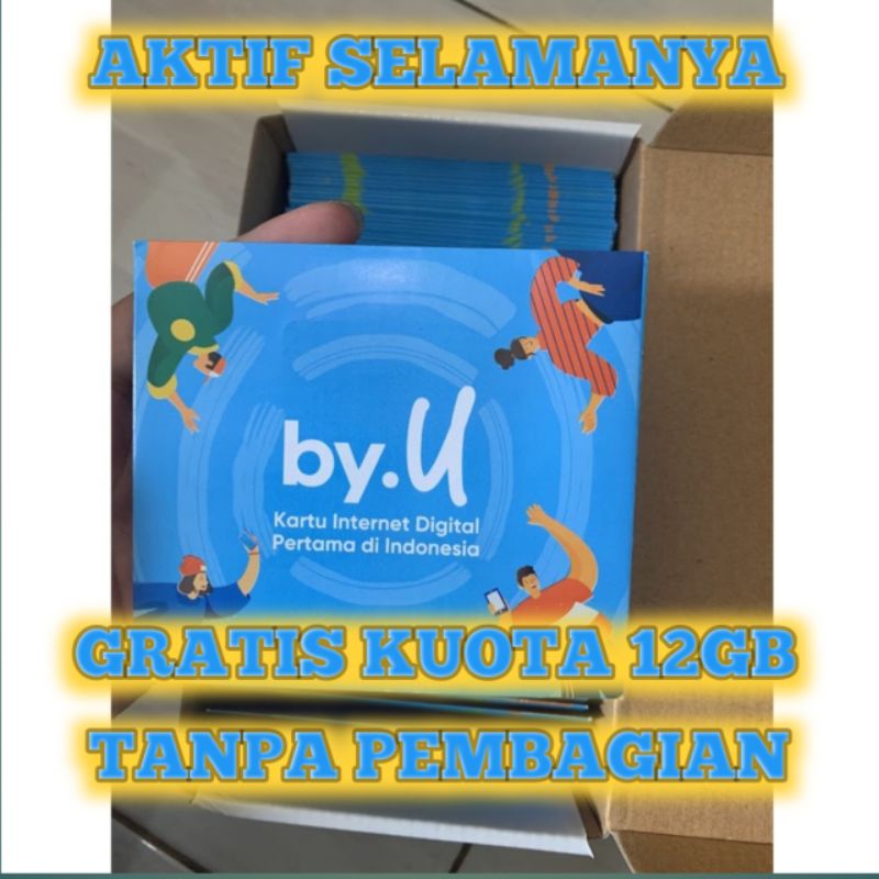 [ BISA COD ] Kartu perdana byu cantik sudah ada kuota 2mbps 30hr