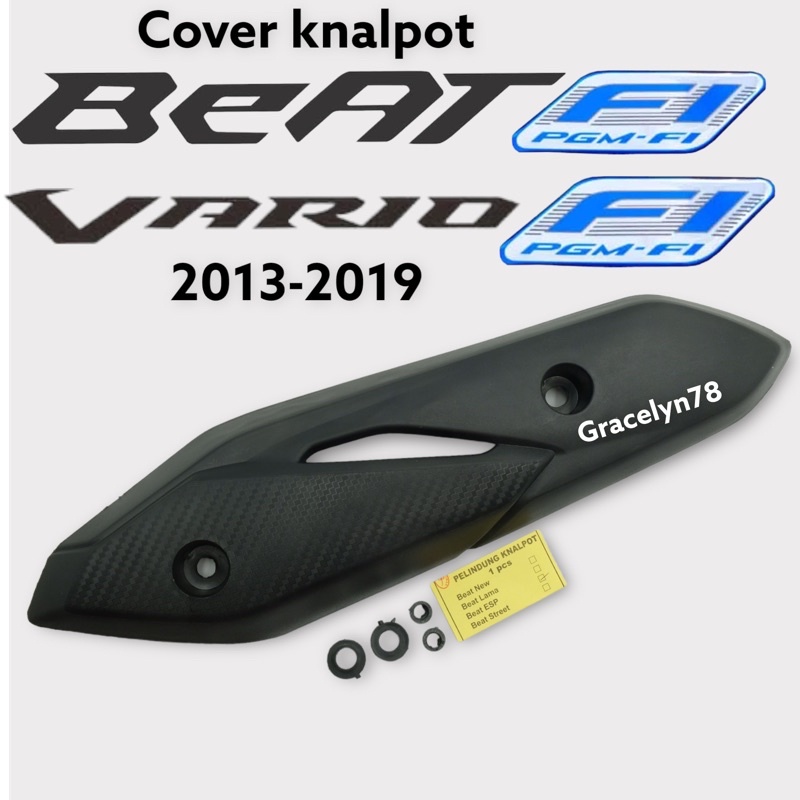 cover knalpot honda beat FI / Vario 110 2013 2014 2015 2016 2017 2018 2019 tameng knalpot tutup knalpot honda beat FI / Vario 110 2013 2014 2015 2016 2017 2018 2019