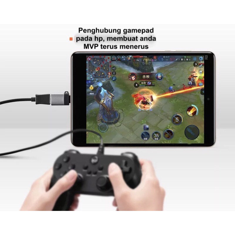 Premium converter adaptor USB to type c micro premium adaptor hp konektor