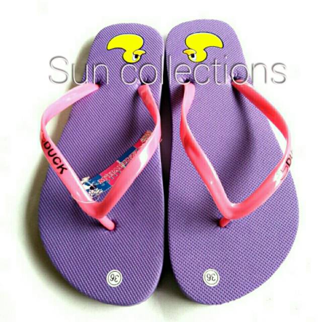 Sandal Jepit motif Duck (1kg) Muat 12 pasang