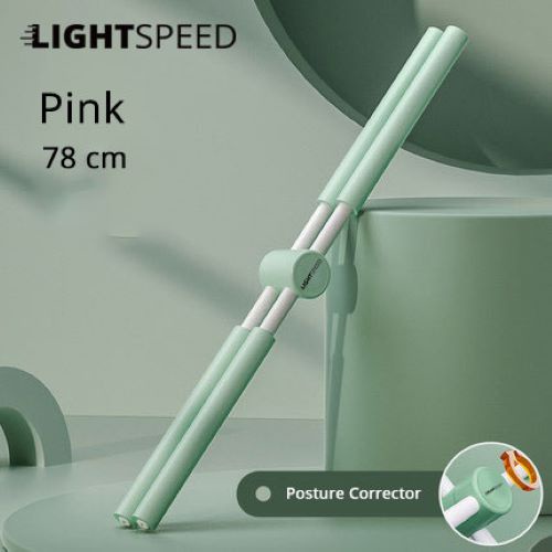 LIGHTSPEED Tongkat Yoga Pilates / Back Stretch Sticks / Yoga Stick Tongkat / Alat Bantu Yoga Penegak Punggung-HIJAU