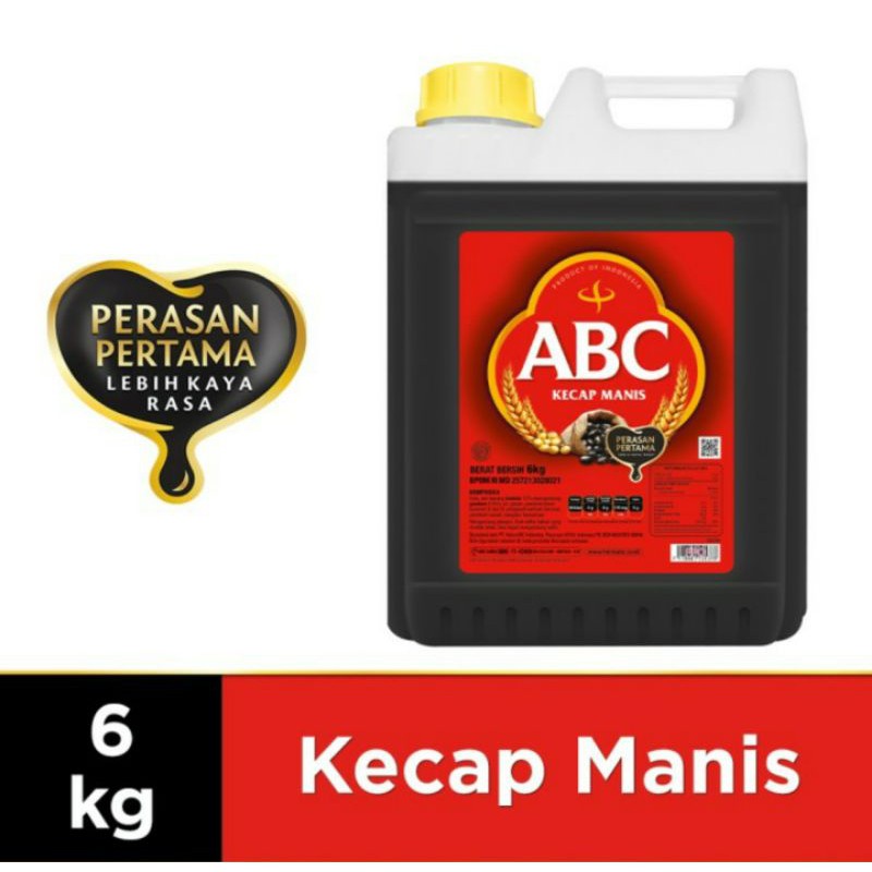 Kecap Manis ABC Jerigen Galon 6 kg Horeca GOSEND