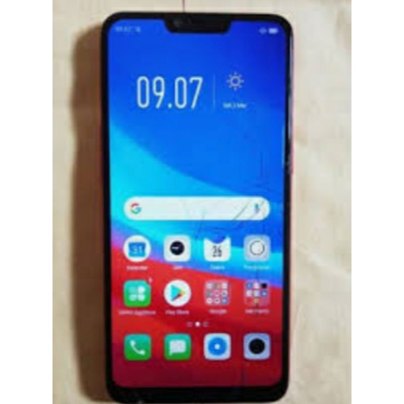 Oppo a3s minus retak +casing