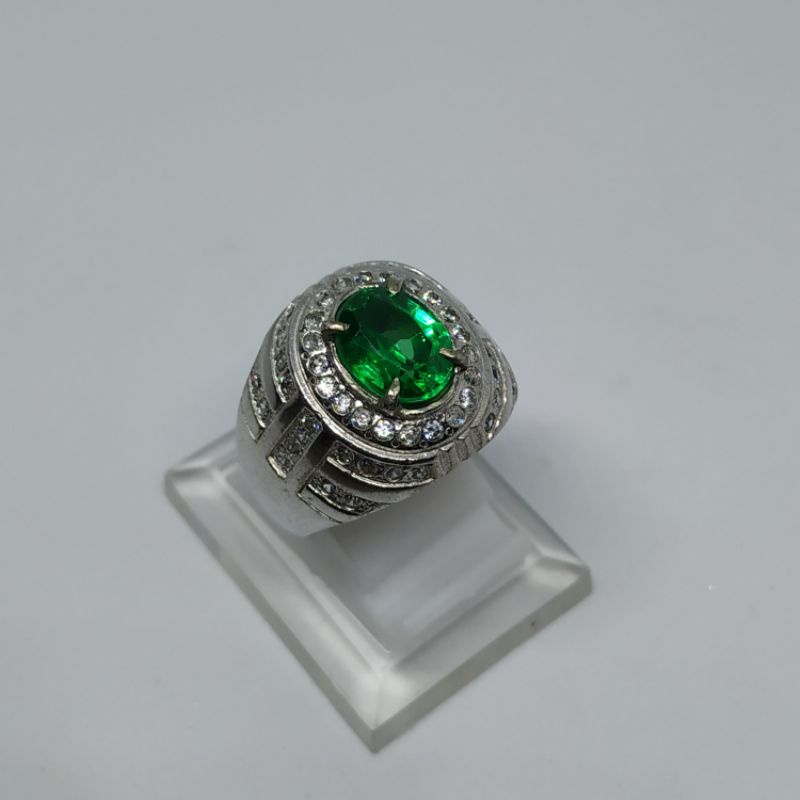 cincin batu Aquamarine cutting