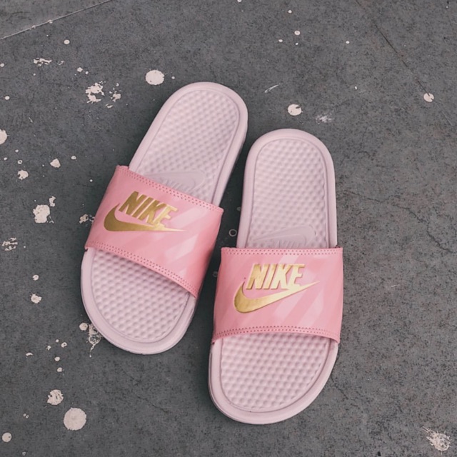 pink benassi slides