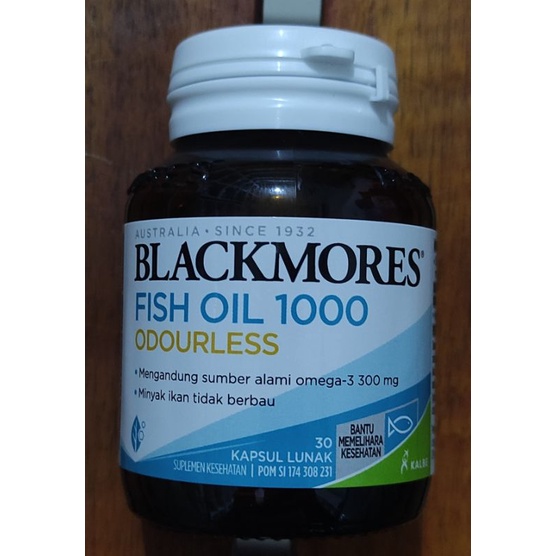 Blackmores Odourless Fish Oil 1000 (30 Tab)