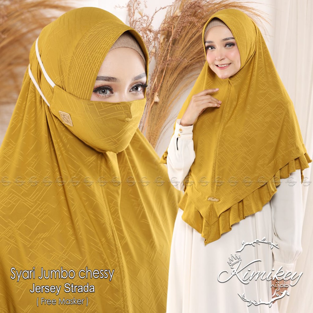 Jilbab Instan Jumbo Syarí Chessy By Kimikey-1
