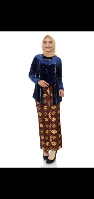 Kebaya bludru tabur L 95,xl 100,xxl 110,xxxl 115,xxxxl 120-1