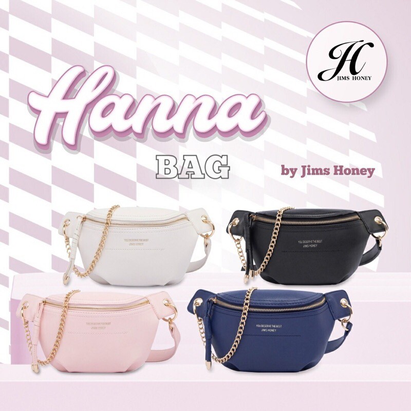 Tas Selempang Wanita Jims Honey Hanna Candy Waist Bag / Tas Bahu Murah Trendi Slingbag Fashion