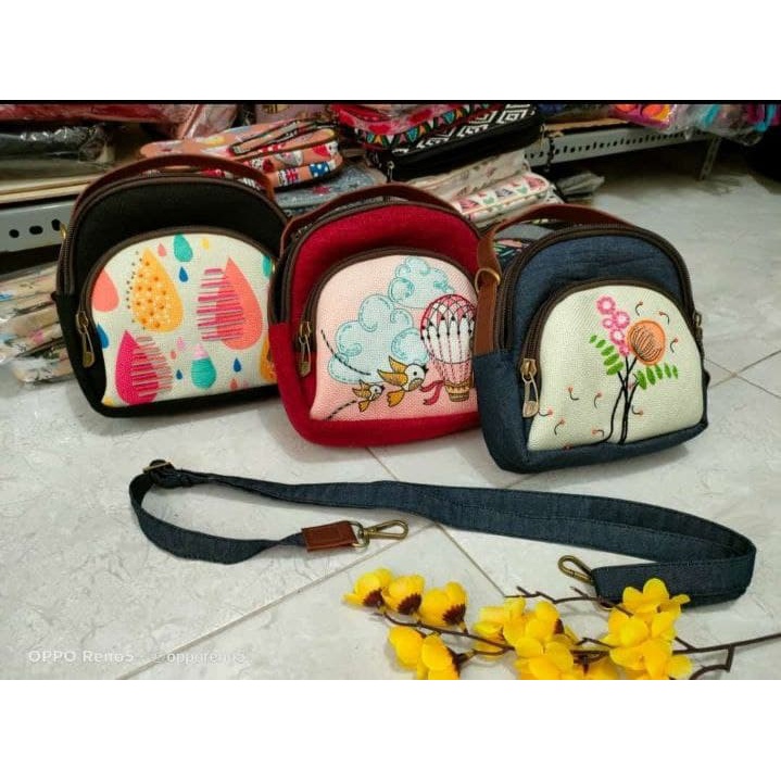 TERLARISSS ORIGINAL Tas Marawa Quna Series | Tas Selempang Wanita | Tas Etnik Homemade