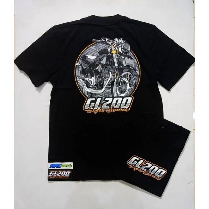 Jual Kaos Honda Gl200 Free Stiker Shopee Indonesia