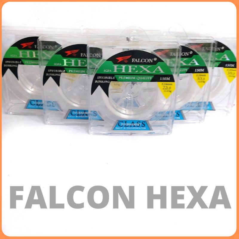 SENAR / LINE MONO FALCON HEXA (Color CLEAR) 150m