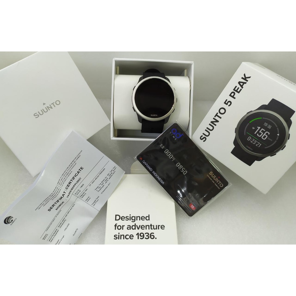 Jam Tangan SUUNTO 5 PEAK BLACK Original