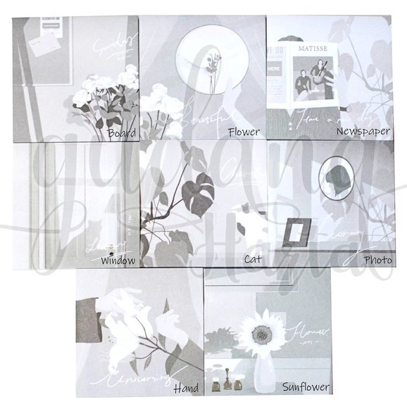 

Sticky Note Hitam Putih Memo Lucu DIY Scrapbook GC 301363