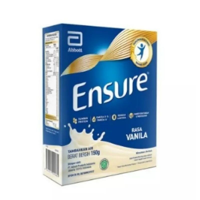 

susu ensure vanilla kemasan box 150 gram