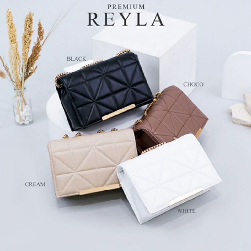 Tas Premium REYLA Rantai Ulir Terbaru/Tas Selempang Wanita Reyla Termurah