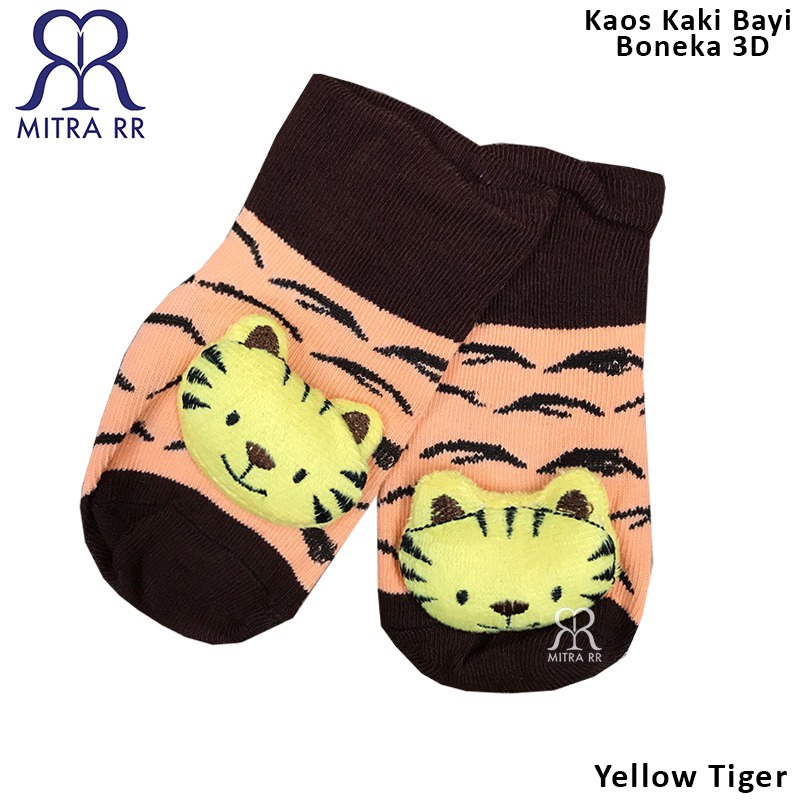 Kaos Kaki Bayi Karakter Boneka timbul 3D