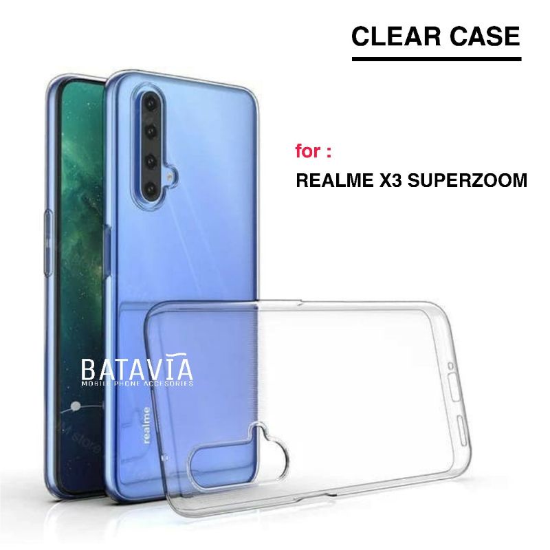 Soft Case Realme X3 Super Zoom Jelly Case Original Clear Case Silikon Bening