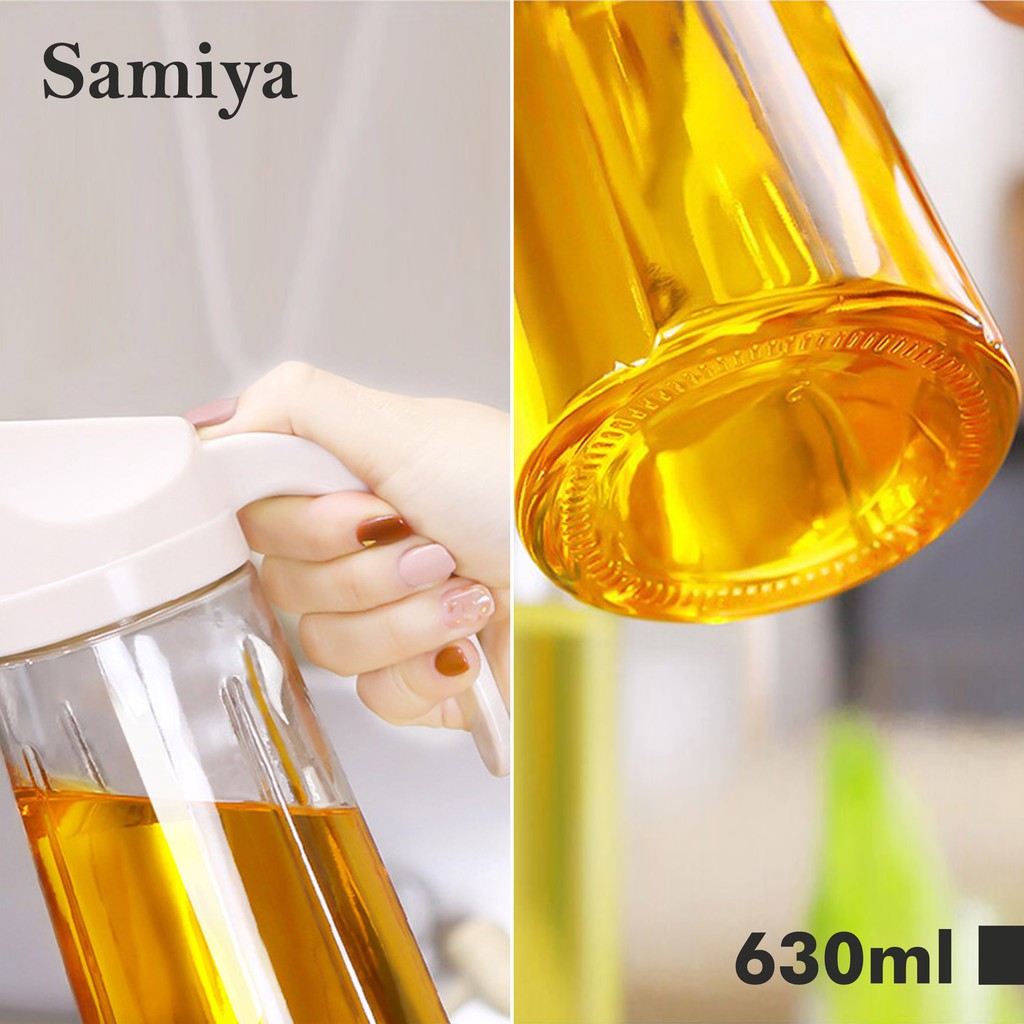 botol minyak serbaguna / botol jar 630ml / botol minyak seasoning glass / botol minyak