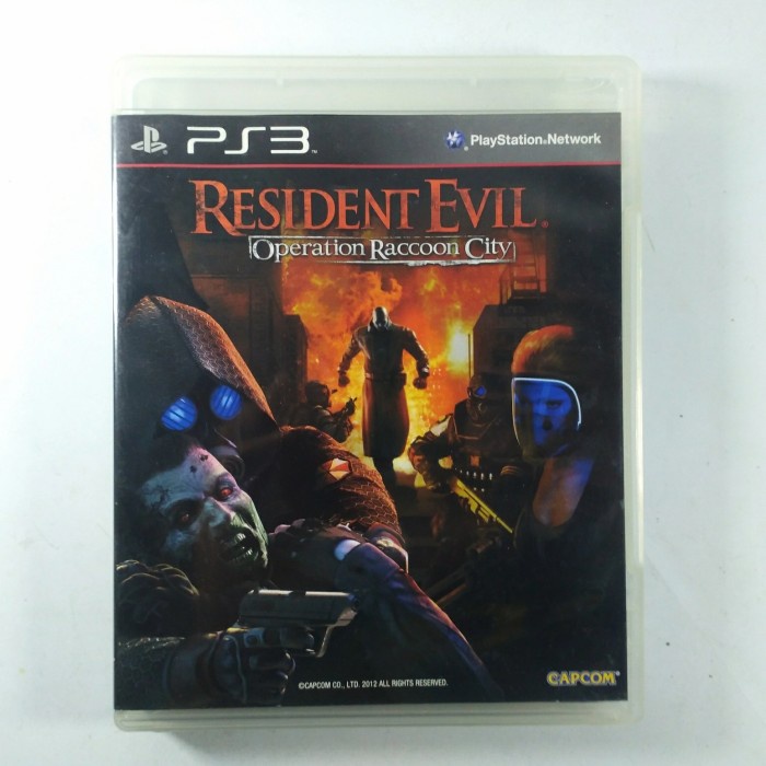 BD PS3 Kaset Game RE Operation Raccoon City