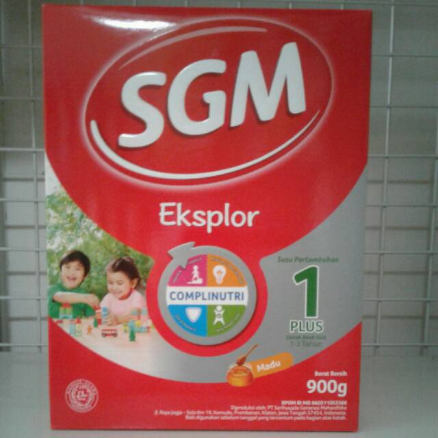 

SGM EKSPLOR COMPLINUTRI 1+ RASA MADU 900GR