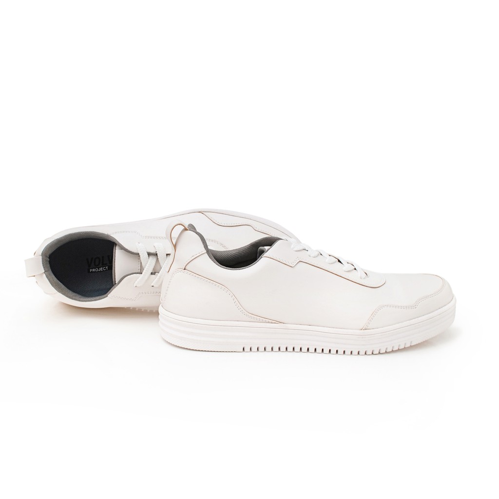 Claro White | Sepatu Sneaker Kets Casual Kasual Pria/Cowok/Men Sneakers Ori Footwear | FORIND Volve