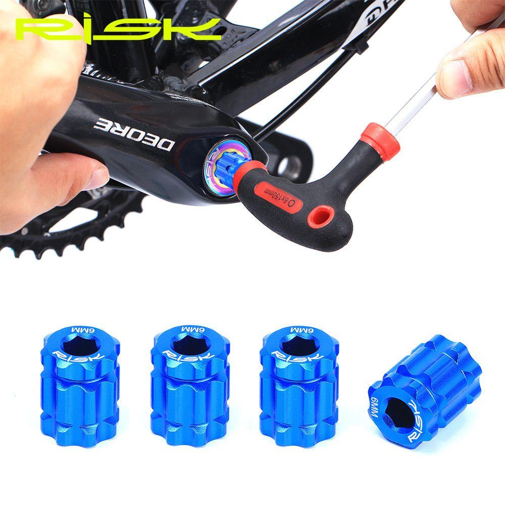 R-FLOWER 4pcs Kunci Crankset Aksesoris Sepeda Sepeda Sepeda Jalan Engkol Alat Pasang Repair Tools plate