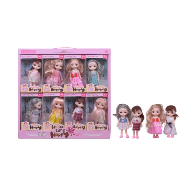 Boneka Lovely doll Korea Cute | Bertekuk 3D 17CM box