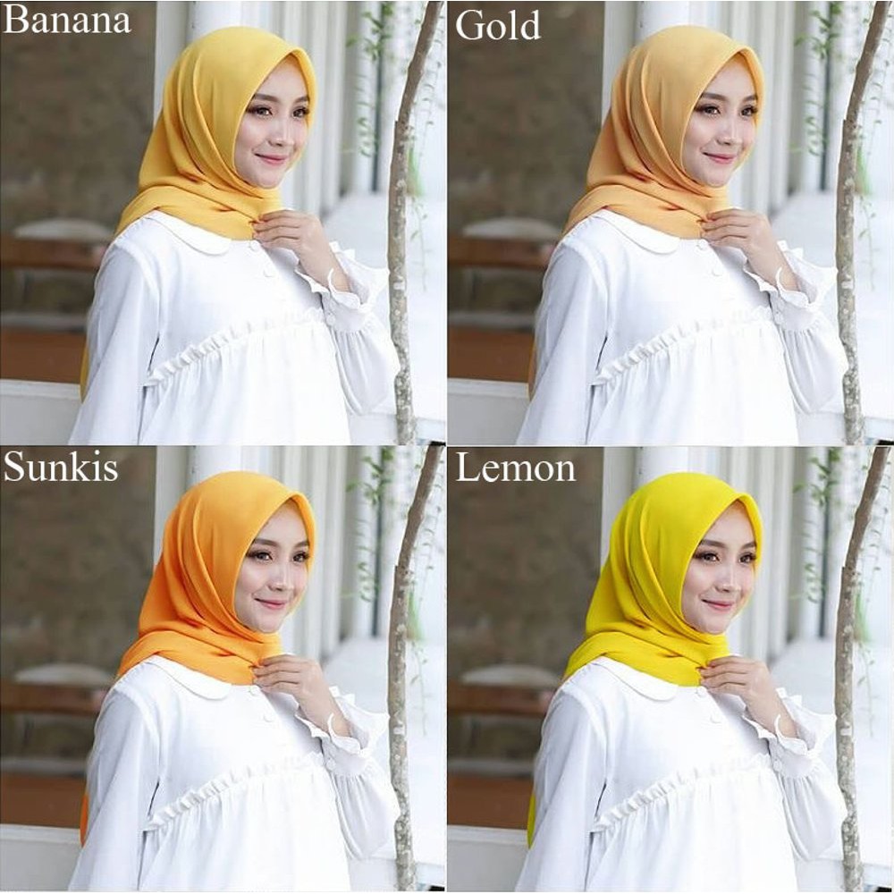 Kerudung Bella Square - Kerudung Segi Empat Laudya Cynthia Bella