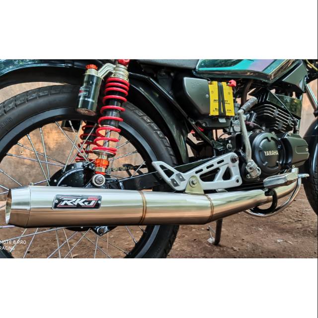 Knalpot RX-KING standar racing stainless garing gurih RKJ racing