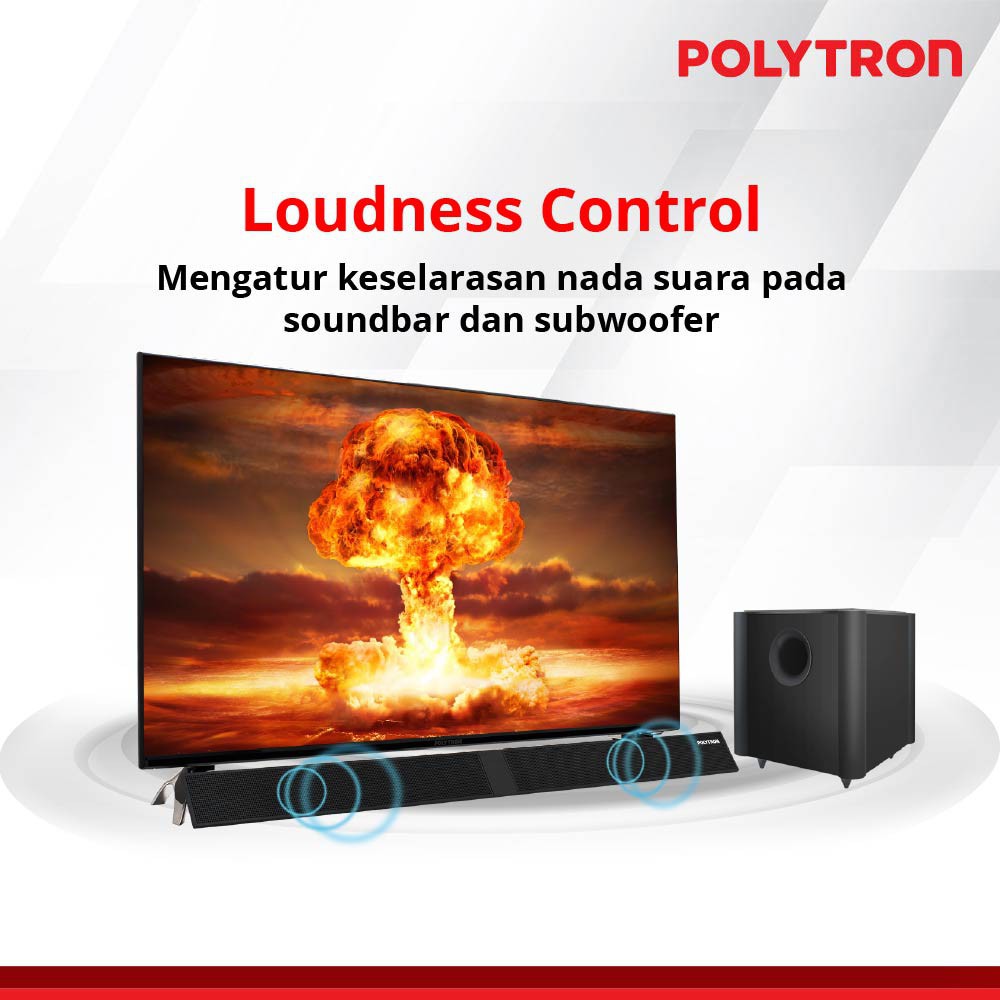LED TV Polytron PLD 40B8951 / PLD40B8951 Cinemax Soundbar 40 inch