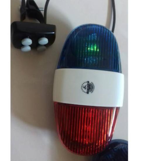 ♦ Bel polisi sepeda LED banyak mainan anak klakson music sepeda sirine polisi sepeda bicycle kids ☎