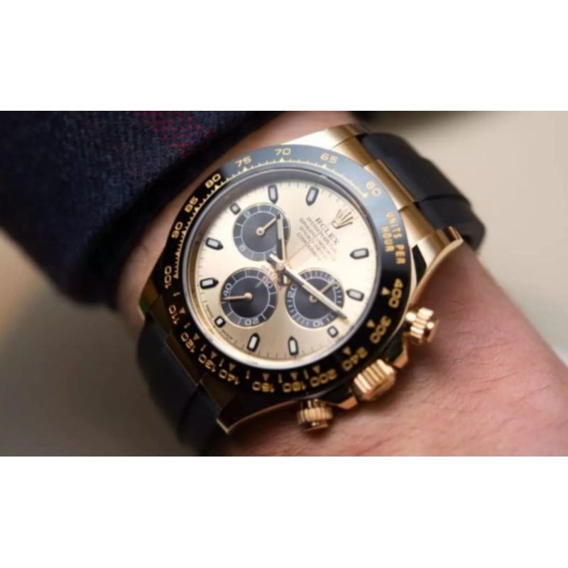 Jam tangan pria rolex daytona original gold