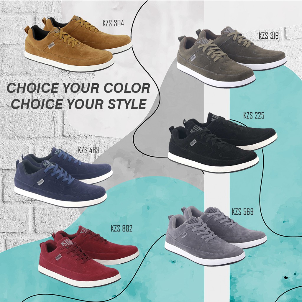 Sepatu Sneakers Pria Kuzatura Original Murah