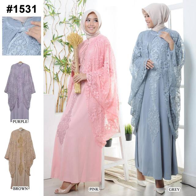 GAMIS KAFTAN BROKAT