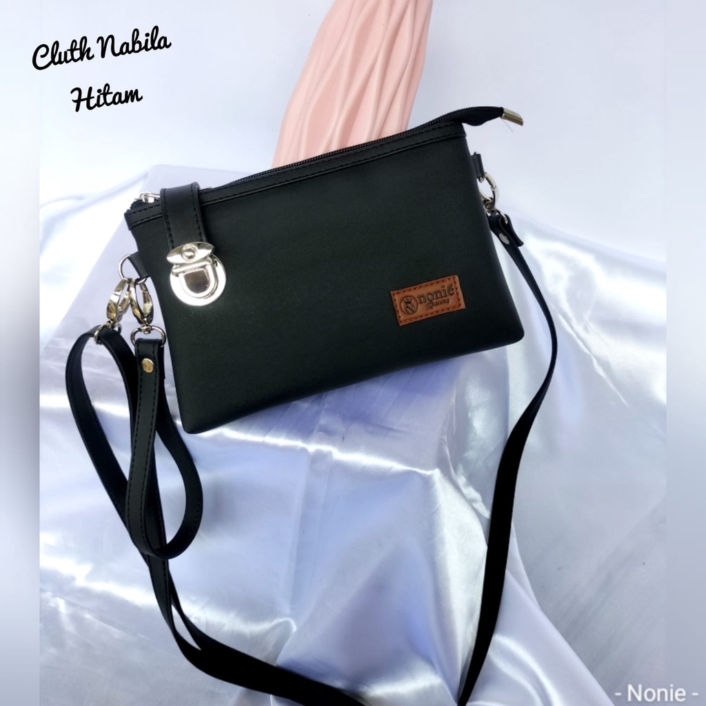 SLINGBAG CLUTCH NABILA BY. NONIE TAS SLEMPANG 2 RUANG