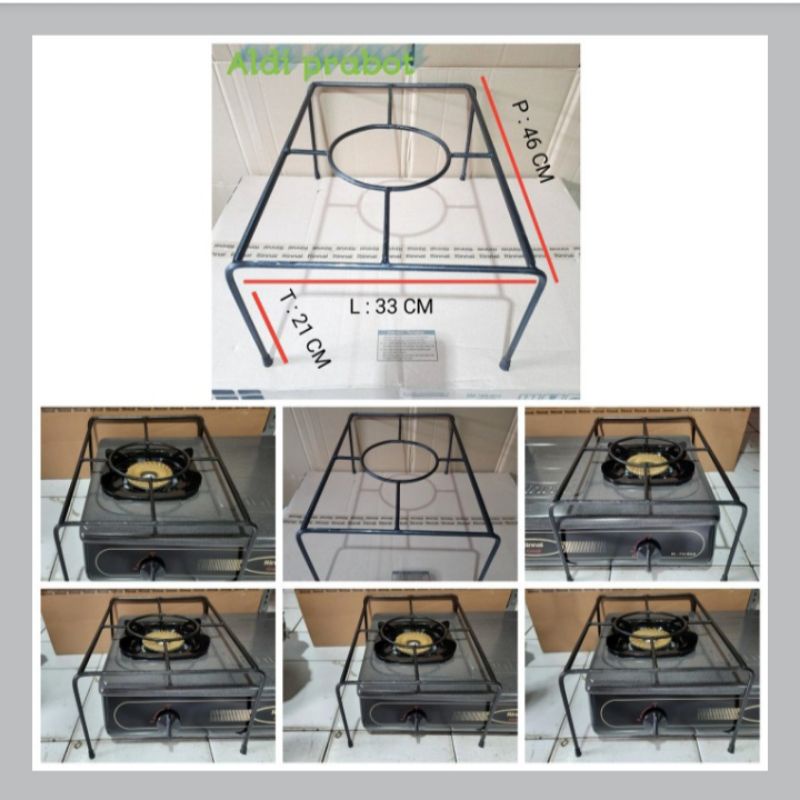 kaki tatakan kompor/tangkringan oven kompor/behel kompor jumbo