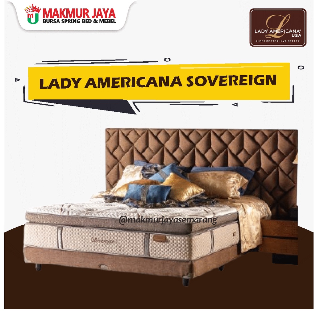 KASUR SPRINGBED LADY AMERICANA SOVEREIGN