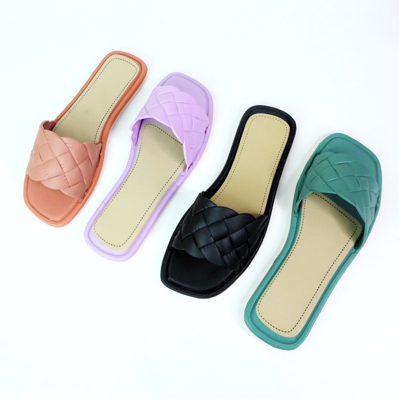 ( GISEL) Sandal BOLONI slop wanita/sandal fashion/sandal santai