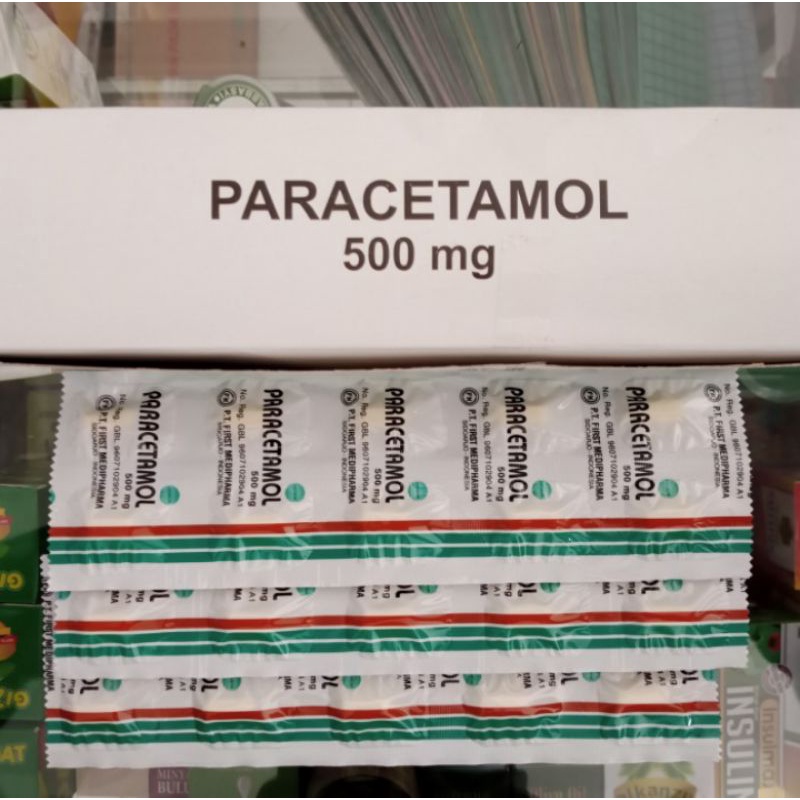 PARACETAMOL FM 500 MG 1 STRIP @10 TABLET - ED 11/2027