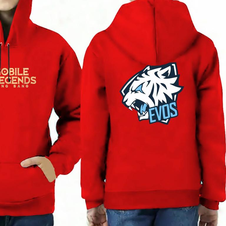♤ Hoodie Anak ML EVOS LEGEND - Jaket ML EVOS - Hoodie Mobile legend EVOS / Sweater ML EVOS 6-13 TAHU
